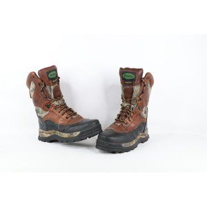 Vintage Remington Mens 13W Thinsulate Insulated Camouflage Leather Hunting Boots